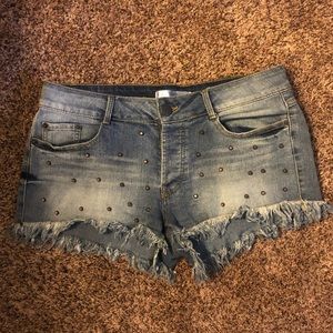 No Boundaries Studded Shorts